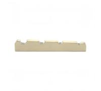 Hoite 1 Pcs Bass Guitar Nut Brass Nut 4 String 38mm Electric Guitar Flat Bottom String Compatible with Fender JAZZ Bass (38x6.2x3mm)