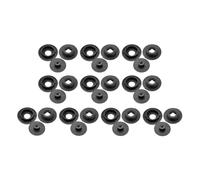 Hoite 10 Pcs Universal Car Mat Clips Compatible with VW Floor Twist Lock Screws Shape Fasteners Fixings Black Vehicle Floor Mat Holders
