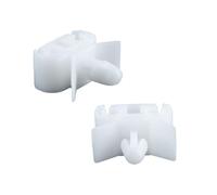 Hoite 10 PcsPlastic Brake Pipe Mounting Clip 4.5 Mm ID Car Replacement Parts 281611767 Compatible with V-W Bus T2 T3 T4