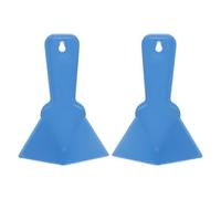 Hoite 2 Pcs Inside Corner Trowel Drywall Corner Trowel Tool Building Scraping, Blue