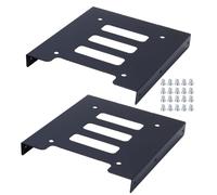 Hoite 2 Pcs Mounting Bracket Adapter, Metal 2.5" To 3.5" Hard Drive Mounting Adapter For SSD/HDD -Screws Included