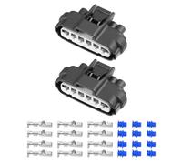 Hoite 2 Sets 6 Pin Car Throttle Position Sensor Connector Adapter, Accelerator Pedal Plugs DJ7069-2.2-21/11 (without Wires)