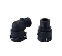 Hoite 2Pcs Heater Inlet Hose Connector Straight Elbow Head Suitable for Chevrolet Trax 2013-2021 Sonic 2012-2020 Cruze 2011-2016 95089363 95089364 31216012