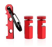 Hoite 2Pcs Tall Stair Gauges for Framing Square with Holder Carabiner Framing Jig Speed Square Fence Stops Guide Tools