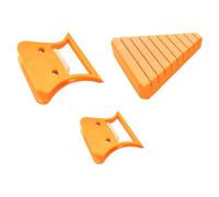 Hoite 3 Pcs Fly Tying Feather Clip Fishing Feather Clamp Fishing Lure Flying Clip Beginners-Friendly Hackle Holding Angling Lure Making Equipment