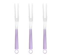 Hoite 3pcs Duster Handle,Detachable Duster Refills Handle Plastic Extended Mop Extension Handles Wand Grip for Flash Easy Cleaning - Purple