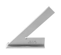 Hoite 45 Degree Angle Ruler45 Degree Mitre Angle, Machinist Engineering with Seat for Engineers Carpenters (150x100mm)