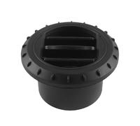 Hoite 75mm Diesel Heater Duct Hose Pipe Air Vent Outlet Rotatable Opening Auxiliary Heater Black Plastic with 360 Degree Rotation