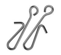 Hoite Bait Rigs Clip Size 6 Sea Connector for Rigs Tying Quick Easy Change Fishing Clip Fast Link 33kg Sea Fishing Lure Tackle Accessories，50Pcs