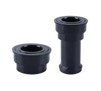 Hoite Bicycle Bottom Bracket BB92 Hollow One-Piece Press-Fit Midshaft Bicycles Inner Bearing for 86.5-92mm Five Way Frame