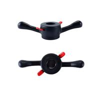 Hoite Black Quick-Release Car Tire Tool - 40mm Hub Nut for Wheel Balancer & Tire Change