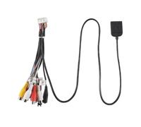 Hoite Car Radio Video Cable To SIM Card Slot Adapter 20 Pin AUX for Car Multimedia GPS 4G Wireless Cooling Fan Interface Auto Accessory