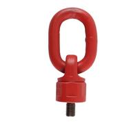 Hoite Eye Bolt Ring, Rotating Bolt Alloy Steel 360° Rotatable Lifting Ring Large Load Capacity M12 X 18 Mm