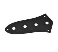 Hoite Metal J Bass Control Plate Jazz Bass JB Control Plate with 3/8" CTS Pot Holes for American/Mexican Jazz Black