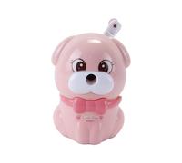 Hoite Pink Manual Pencil Sharpener Metal Desktop Sharpener for Students Artists Teachers Cute Handheld