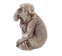 Hoite Stone Figurine Gargoyle Statue Gothic Peeping Guardian Embrace Knees Outdoor Garden Exquisite Resin Sculpture Decorations Ornaments Handmade