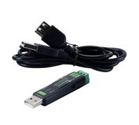 Hoite USB To RS485 / RS232 Serial Converter Adapter Adopt Original FT232RNL Chip, Onboard TVS, Resettable Fuse, ESD Protection, TVS Diode