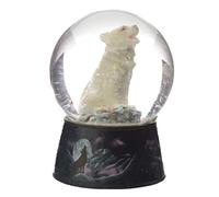 HoitoDeals 1 Pcs Dream Protector Snow Globe North Wolf For Home Decor Novelty Ornament