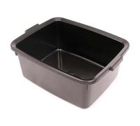HoitoDeals 12 Litre Plastic Large Rectangular Washing Up Bowl For Sink Bowls, Home, Kitchen Accessories (1Pcs Black)