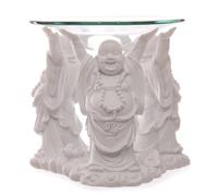 HoitoDeals 1Pcs Chinese Buddha Oil Burner with Glass Dish For Home Decoration Accessories