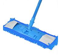 HoitoDeals Extendable Microfibre Floor Mop Cleaner Sweeper For Wooden Laminate Tile Floor Wet Dry