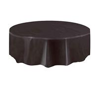HoitoDeals Plastic Round Table Cover For Tableware Indoor Outdoor Party