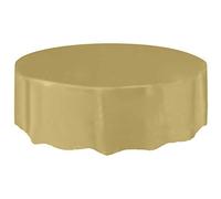HoitoDeals Plastic Round Table Cover For Tableware Indoor Outdoor Party