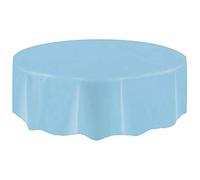 HoitoDeals Plastic Round Table Cover For Tableware Indoor Outdoor Party