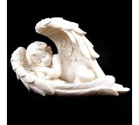 HoitoDeals Sleeping Cherub Lying on Side Figurine For Home Decor Novelty Item (1Pcs)