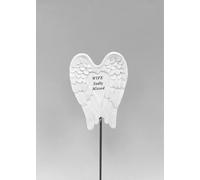 HoitoDeals Wife Angel Wings Plaque on Stick Memory Remembrance Tribute For Decoration Ornament (1Pcs)