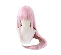 Hoive Vtuber Mori Calliope Youtuber Cosplay Wig Heat Resistant Synthetic Long Pink Hair Wigs+ Wig Cap