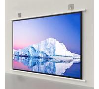 Hoiweqr Projector Screen 30in 40in 50in 60in 72in, Thickened Wrinkle-Free Outdoor Roll Down Movie Screen, Folding Home Theater Portable Indoor Outdoor Movie Screen(16:9,40in)