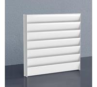 Hoixin Outdoor Air Conditioner Deflector AC Compressor Baffle PVC material Prevents wind from blowing directly Easy to install Suitable for home and outdoor use(60x60cm)