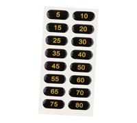 HOIXZCS Weight Stack Labels Weight Management For Various Fitness Equipment | These Stickers Are Stable And Resistant To Wear And Tear Stack Labels Gym Equipment Stickers