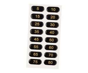 HOIXZCS Weight Stack Labels Weight Management For Various Fitness Equipment | These Stickers Are Stable And Resistant To Wear And Tear Stack Labels Gym Equipment Stickers