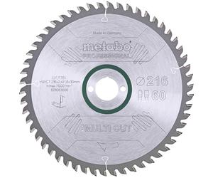 Hoja de Sierra "Multi Cut - Professional", 216x30, D60 DP/DT, 5°neg. (628083000)