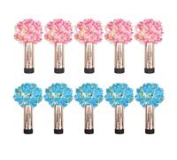 Hojalis 10Pcs Gender Reveal Confetti Cannon, 11cm Biodegradable Confetti Party Poppers, Shooter Paper Cannon for Gender Reveal Wedding Birthday Graduation Baby Shower Anniversary Christmas(Pink&Blue)