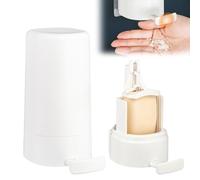 Hojalis Bar Soap Grinder, Wall-Mounted Soap Grinder for Bar Soap, No Drilling Waterproof Bar Soap Dispenser, Soap Shaver and Dispenser, Soap Grinder Box for Travel Kitchen Bathroom(No Soap& Desiccant)