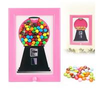 Hojalis Candy Dispenser Picture Frame, Handy Candy Frame Dispense, Hanging Candy Dispenser, Gumball Dispenser Mini, Wall Mounted Candys Dispensers for CreativeHome Decoration, Holiday Presents