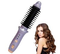 Hojalis Cordless Hair Curler, Thermal Curling Iron for Short Hair with 3 Temperature Settings, Cordless Heated Round Brush, USB Rechargeable Mini Cordless Hot Brush for Men Women Curly Straight Hair