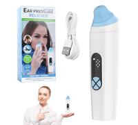 Hojalis Ear Pressure Relief Device, Eustachian Tube Unblocker with 3 Speed Adjustable, Rechargable Ear Popper Ear Relief Device, Eustachian Tube Unclogger for Flying, Swimming, Diving, Tinnitus