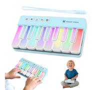 Hojalis Early Learning Electronic Piano Keyboard, Small Pocket Piano For Kids, Portable Music Piano for Childs with Music & Light Up, Beginner Keyboard Musical Instrument for Toddlers