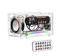 Hojalis FM Radio Electronics Kit, Soldering Practice Kits, DIY Bluetooth Speaker Kit, Music Player with Led Indicator Light, Mini Sound Amplifier Kit, Electronic Project Kit with Digital Display