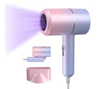 Hojalis Foldable Travel Professional Hair Dryer - Small, Powerful with Hot & Cold Button, Fast Drying Ionic for Women, Men, Salon, Home, Travel