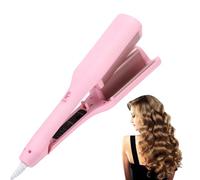 Hojalis French V-Shaped Rolls with Deep V Splint, Quick and Easy Wave Hair Curler, French Egg Roll Curling Iron, ABS Hairdressing Supplies Chicken Rolls Stick Hair Curling Stick, Sweetheart Powder