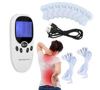 Hojalis TENS Machine for Pain Relief, Dual Channel Digital Electronic Muscle Stimulator Machines, TENS Electric Massager with 6 Modes and 8 Pads for Muscle Back Shoulder Neck Joint &Period Pain Relief