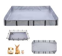 Hojalis Waterproof Guinea Pig Cage Liner, 47.64" x 24" Washable Guinea Pig Bedding with Tarp Bottom Cage Liners, Waterproof Guinea Pig Pee Pads for Hamster Rabbit Ferrets Hedgehogs Hamsters