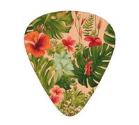 Hojas Tropicales Y Flores Print12 Professional Guitar Tuner For Guitar, Bass, & Chromatic Tuning Modes