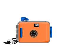 HOJO Disposable Camera Single Use Film Camera/Reusable 35mm Film Camera,One time Imaging,5m Waterproof,Retro Style Film Camera Multipack (Orange,Basic)