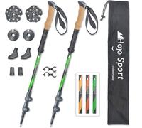 Hojo Sport Telescopic Hiking Poles 4 Sets Adjustable Aluminum Cork Grip